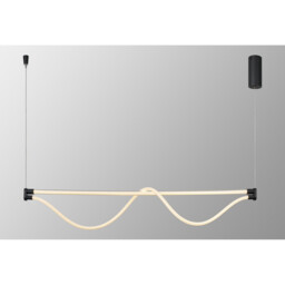 Fugaz Linear Pendant, 38W LED, 3000K, 2600lm, Sand Black, 3yrs Warranty - thumbnail 2