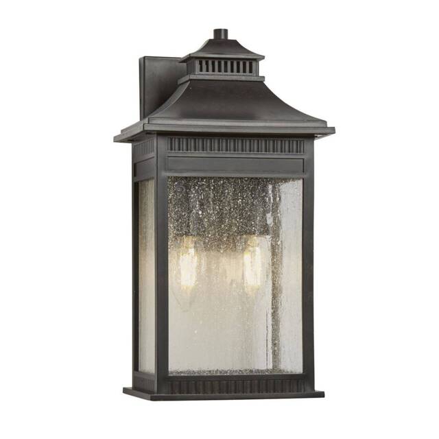 Livingston 2 Light Medium Coastal Wall Lantern - Imperial Bronze Finish, E14 - image 1
