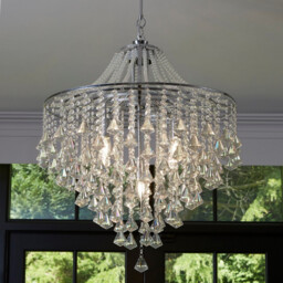 Dorchester 5 Light Chandelier Chrome Finish, E14 - thumbnail 2