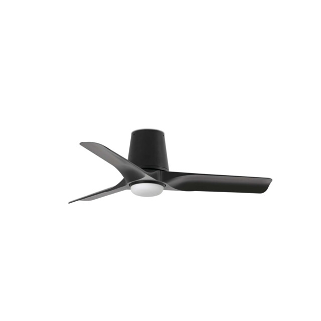Hey Tub Small 90cm LED Ceiling Fan Black - image 1
