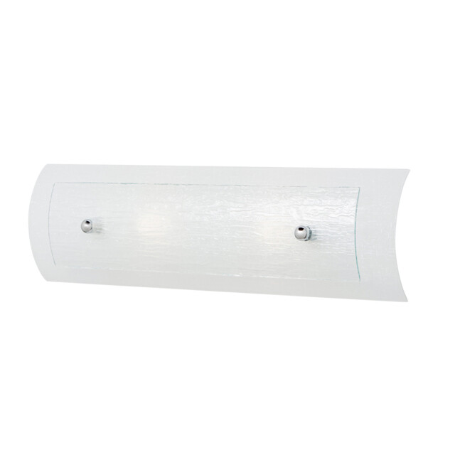 Duet 2 Light Bathroom Wall Light Polished Chrome IP44, G9