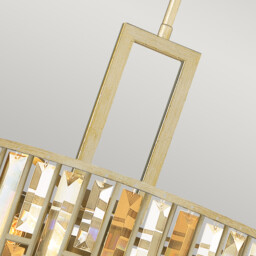 Gemma 3 Light Ceiling Pendant Silver Leaf, E27 - thumbnail 3