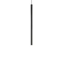 Ultrathin Integrated LED Slim 40cm Pendant Ceiling Light Matte Black 1150Lm 3000K