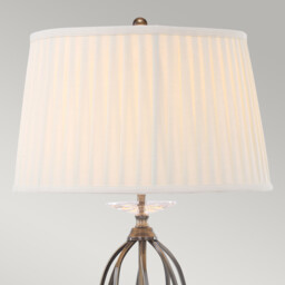 Aegean 1 Light Table Lamp Aged Brass, E27 - thumbnail 3
