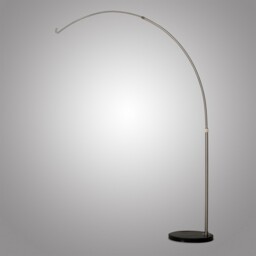 Kinke Long Reach Arch Floor Stand With Hook, Stainless Steel, Black Marble NON ELECTRIC - thumbnail 3
