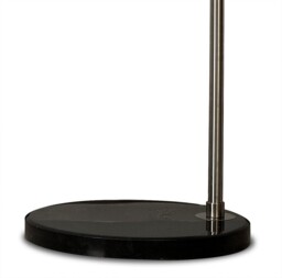 Kinke Long Reach Arch Floor Stand With Hook, Stainless Steel, Black Marble NON ELECTRIC - thumbnail 5