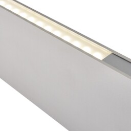 Kingsley Pendant 600mm 25W Silver Anodised & Frosted - thumbnail 5