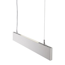 Kingsley Pendant 600mm 25W Silver Anodised & Frosted - thumbnail 2