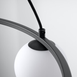 Yoli Modern Globe Pendant Ceiling Light Black 3x G9 - thumbnail 5