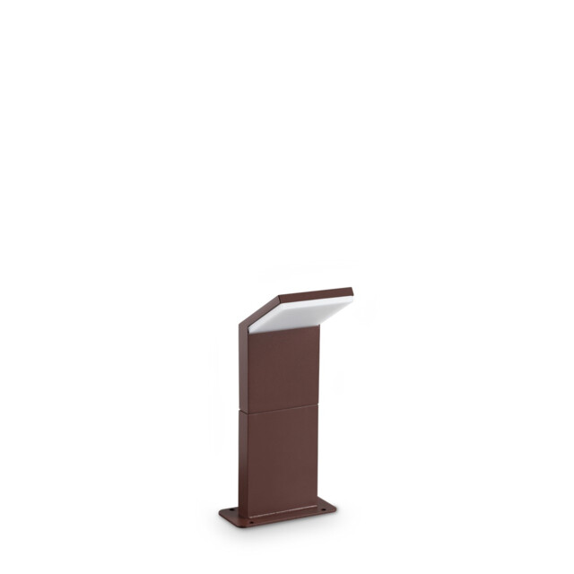 Style 30cm Outdoor Pedestal Light Coffee 1x LED 950lm 3000K IP54 - image 1