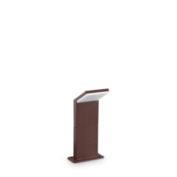 Style 30cm Outdoor Pedestal Light Coffee 1x LED 950lm 3000K IP54 - thumbnail 1