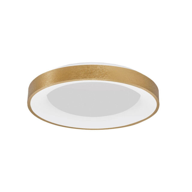 Rando Thin 60cm Integrated LED Semi Flush Light Brushed Gold Aluminium LED 50W 3250Lm 3000K - image 1