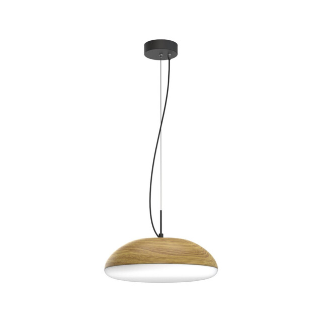 Kazz Pendant 38cm Round, 4 x E27 (Max 20W LED), Wood - image 1