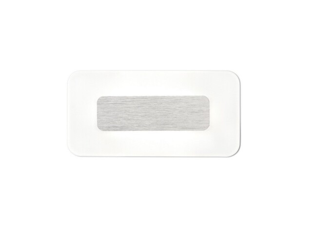 Fusion Wall Lamp Rectangular 6W LED 4000K, 540lm, Aluminium, Acrylic - image 1