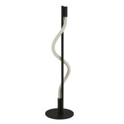 Serpent 1 Light LED Floor Lamp, Black, Acrylic 2700K - thumbnail 2