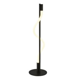 Serpent 1 Light LED Floor Lamp, Black, Acrylic 2700K - thumbnail 1