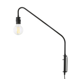 Redding Wall Light, Matt Black - thumbnail 3