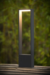Goa Modern Bollard Light Outdoor - LED - 1x6,5W 3000K - IP54 - Anthracite - thumbnail 3