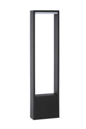 Goa Modern Bollard Light Outdoor - LED - 1x6,5W 3000K - IP54 - Anthracite - thumbnail 2