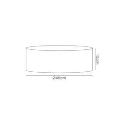 Jerusalem Round, 450 x 150mm Shade, Gold, Black - thumbnail 2