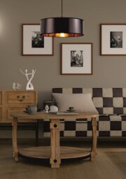 Jerusalem Round, 450 x 150mm Shade, Gold, Black - thumbnail 3
