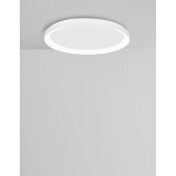 Pertino 38cm Integrated LED Semi Flush Light Sandy Black Aluminium LED 30W 1800Lm 3000K - thumbnail 3