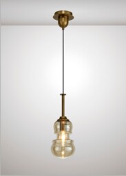 Sonata Ceiling Pendant 15cm Round, 1 x E27, Bronze - thumbnail 3