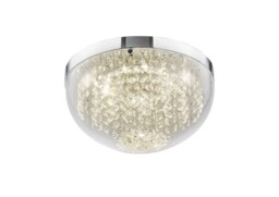Harper Medium Ceiling 12W 950lm LED 4000K Polished Chrome, Crystal - thumbnail 1