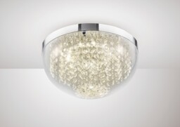 Harper Medium Ceiling 12W 950lm LED 4000K Polished Chrome, Crystal - thumbnail 2