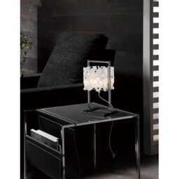 Tokio Table Lamp 1 Light G9, Gloss White/Polished Chrome - thumbnail 2