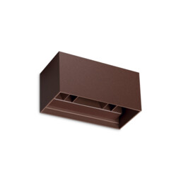 Atom 20cm Outdoor Up Down Wall Lamp Coffee 4x LED 2400lm 4000K IP54