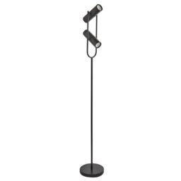 Telescope 2 Light Floor Lamp Matt Black, GU10 - thumbnail 3