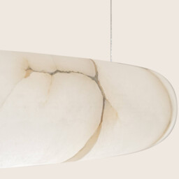 Mandra 49cm Pendant Ceiling Light Brass-Natural Alabaster LED 3000K Dimmable - thumbnail 3
