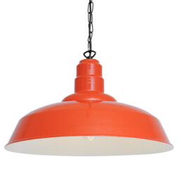 Wyse Dome Pendant Light, Orange - thumbnail 1
