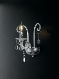 Wall Light Chrome, Crystal 22x30x25cm - thumbnail 3