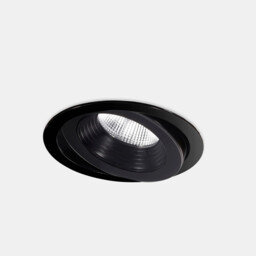 Dako Outdoor LED Recessed Downlight Small Black IP65 IK06 3000K