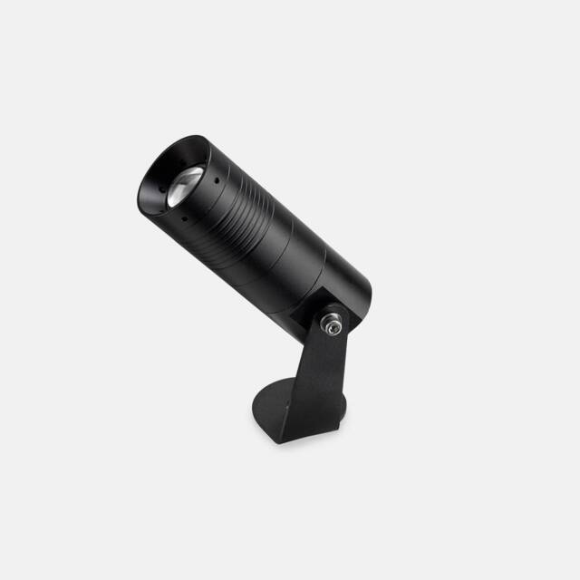 Zoom Outdoor LED Spotlight Black 3000K IP65