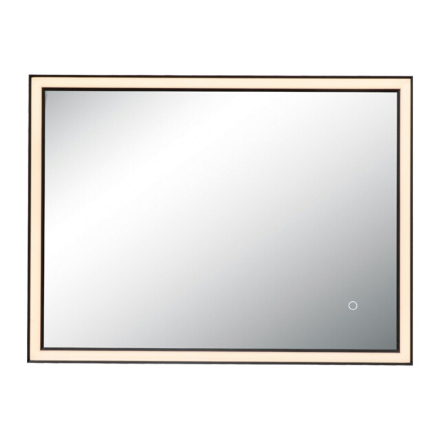 Reflect Illuminated Bathroom Mirror Black Matt LED 3000-4000K IP44 Dimmable - image 1