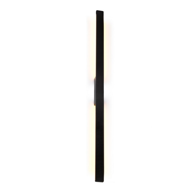Lotus 1.4m Wall Lamp, 24W LED, 3000K, 2300lm, IP54, Black, 3yrs Warranty - image 1