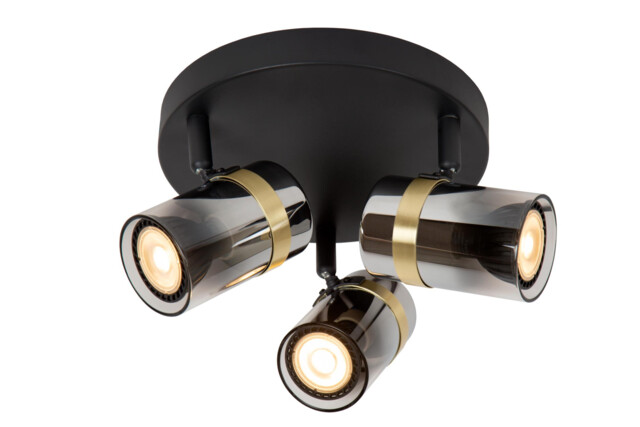 Upton Ceiling spotlight - 3xGU10 - Smoke Grey - image 1