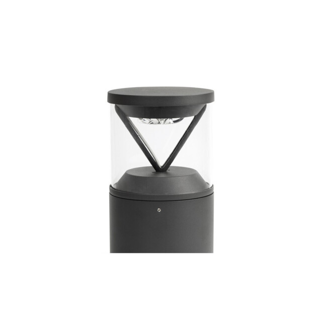 Rush Integrated LED Pedestal Light Outdoor Ground Light Grey, 3000K, IP65 - image 1