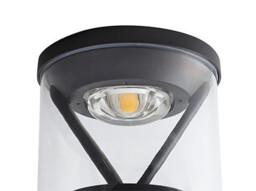 Rush Integrated LED Pedestal Light Outdoor Ground Light Grey, 3000K, IP65 - thumbnail 2