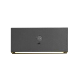 Top LED Outdoor Down Wall Lamp Urban grey, Sandblasted, Warm-White 3000K, IP44 - thumbnail 5