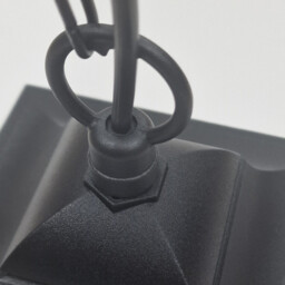 Chapel Mini Outdoor Pendant Ceiling Light, Black IP44 - thumbnail 2