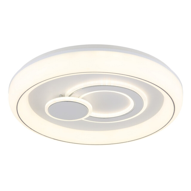 Ruiz Integrated LED Semi Flush Ceiling Light White Matt 2x LED 2700-6000K - image 1