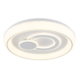 Ruiz Integrated LED Semi Flush Ceiling Light White Matt 2x LED 2700-6000K - thumbnail 1