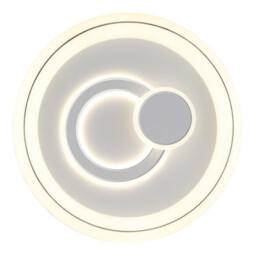Ruiz Integrated LED Semi Flush Ceiling Light White Matt 2x LED 2700-6000K - thumbnail 3