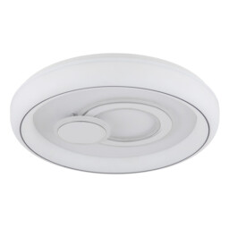 Ruiz Integrated LED Semi Flush Ceiling Light White Matt 2x LED 2700-6000K - thumbnail 2