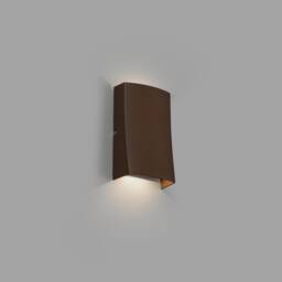 Nairobi Outdoor LED Rust Brown Up Down Wall Light 6W 3000K IP54