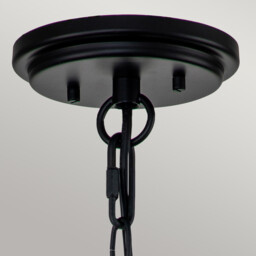 Hinkley Huntersfield Outdoor Pendant Ceiling Light Black, IP44 - thumbnail 5